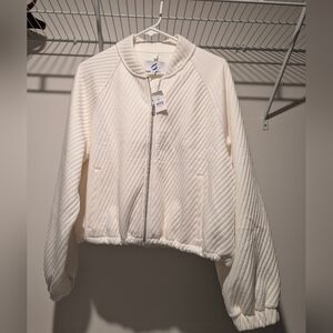 NWT Lou & Grey Quilted Bomber Jacket